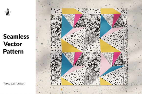 Download Simple Shapes Seamless Pattern - Simple shapes Collection