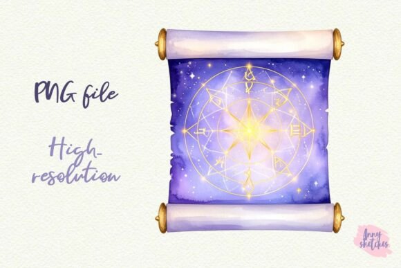 Download Mystic Scroll Sacred Geometry Clipart - Geometry Collection