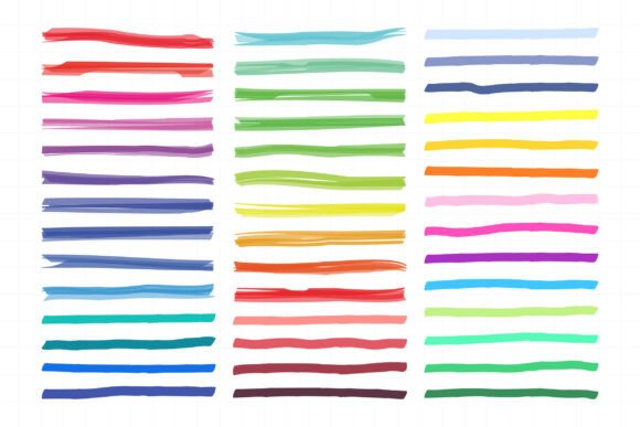 Download Marker Lines. Color Ink Pen Brush Stroke - Stroke Collection