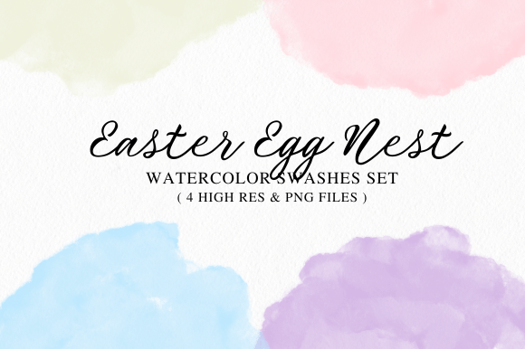 Download Easter Egg Nest Brush Strokes - Stroke Collection