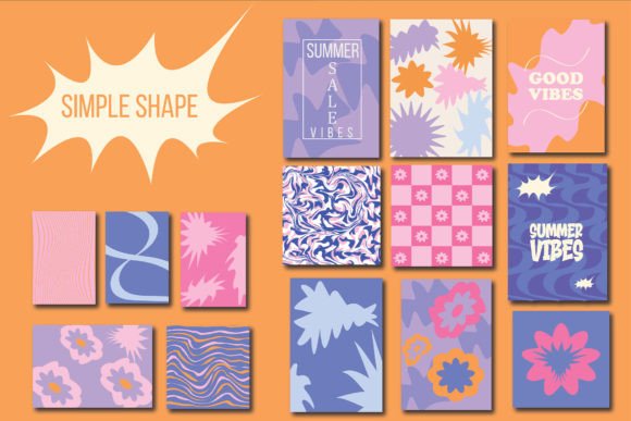Download Simple Shapes Vector Design Elements - Simple shapes Collection